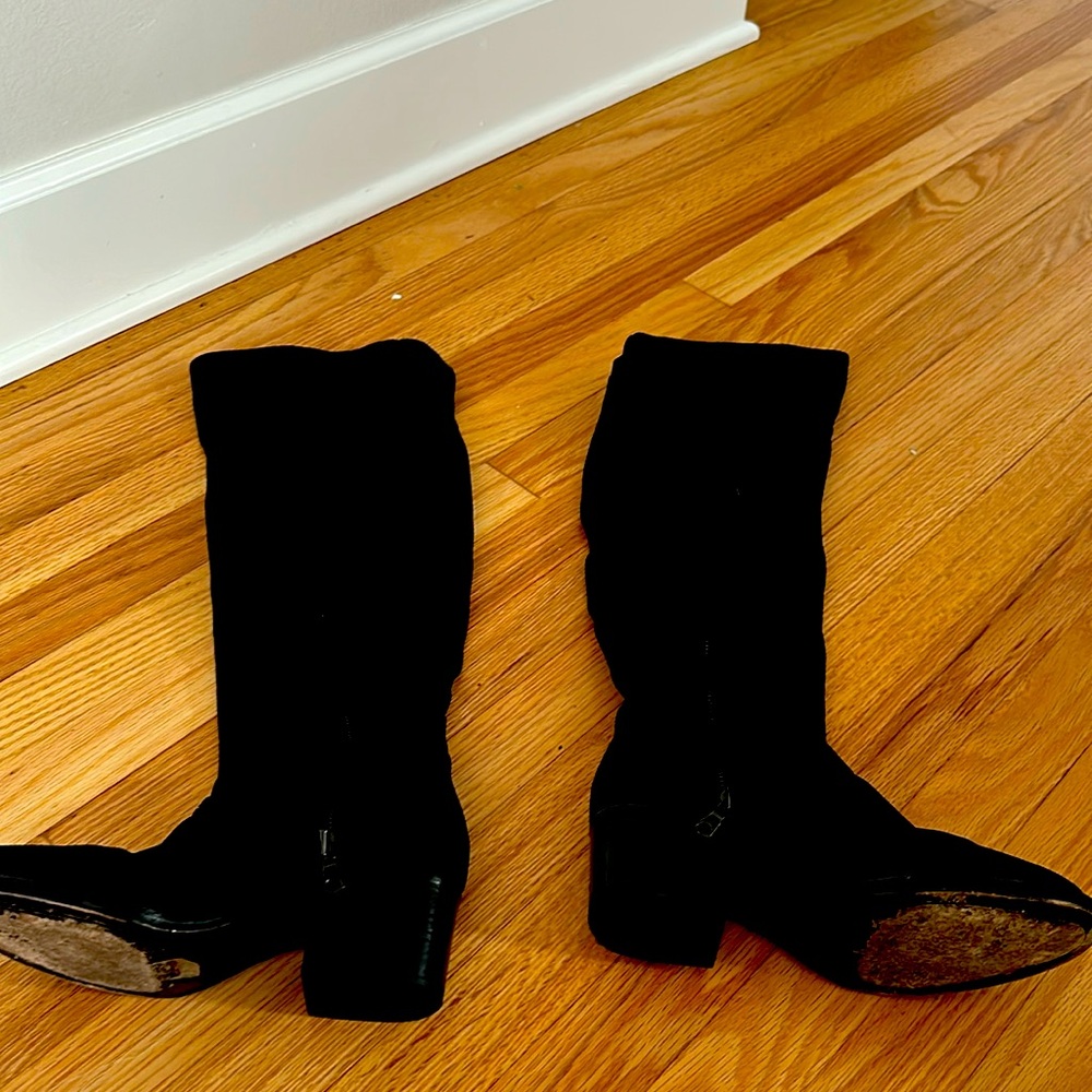 black suede rag and bone boots size 35